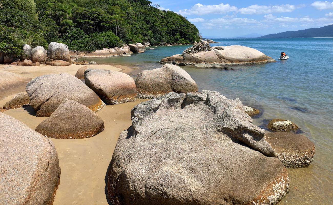 Foto af Praia da Aguada med lys sand overflade