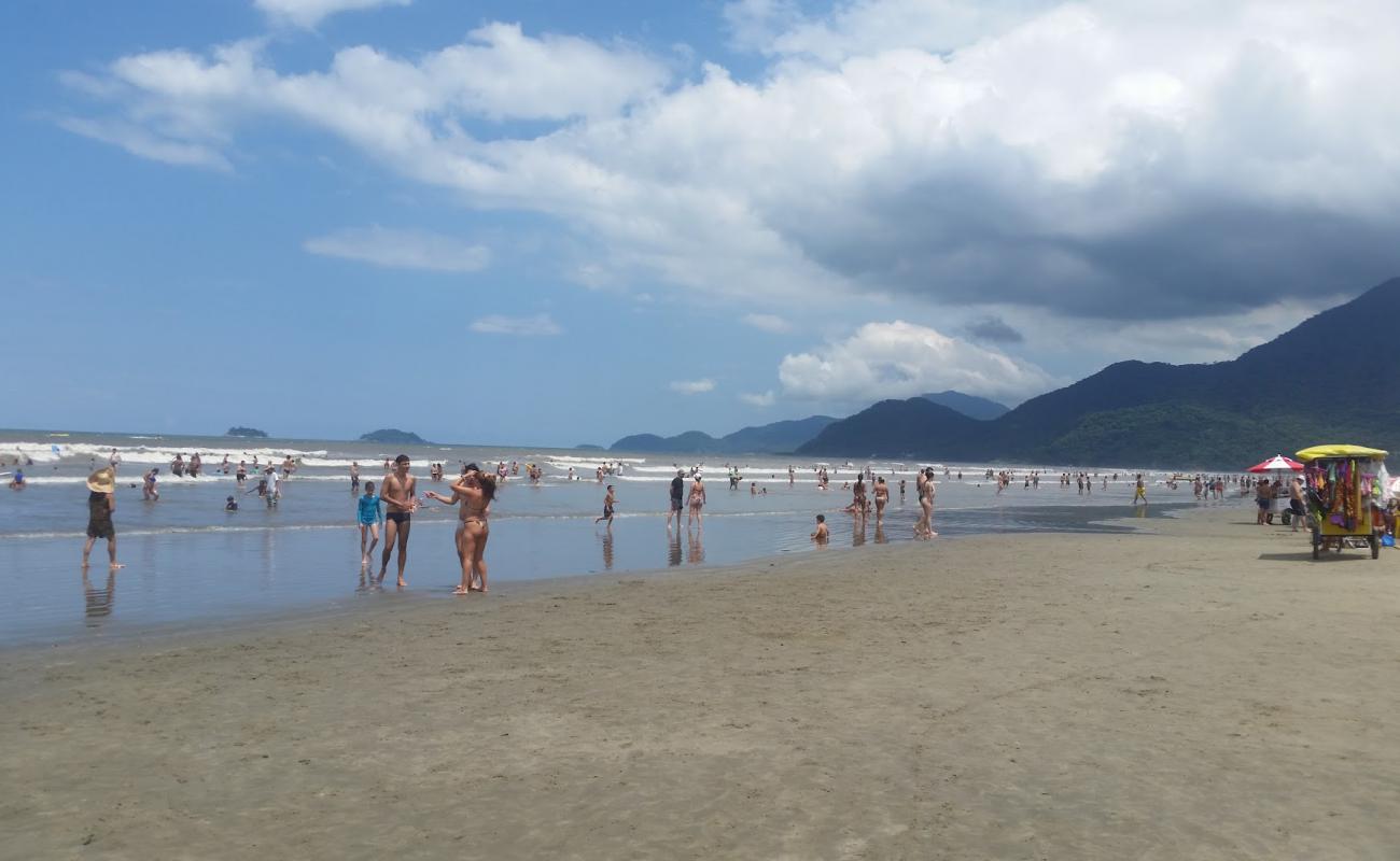 Foto af Peruíbe Strand med lys fint sand overflade