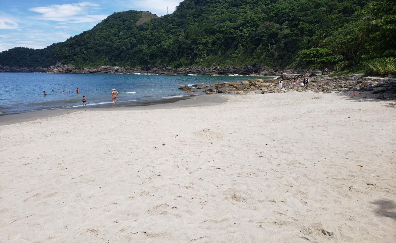 Foto af Calhetas Strand med lys sand overflade