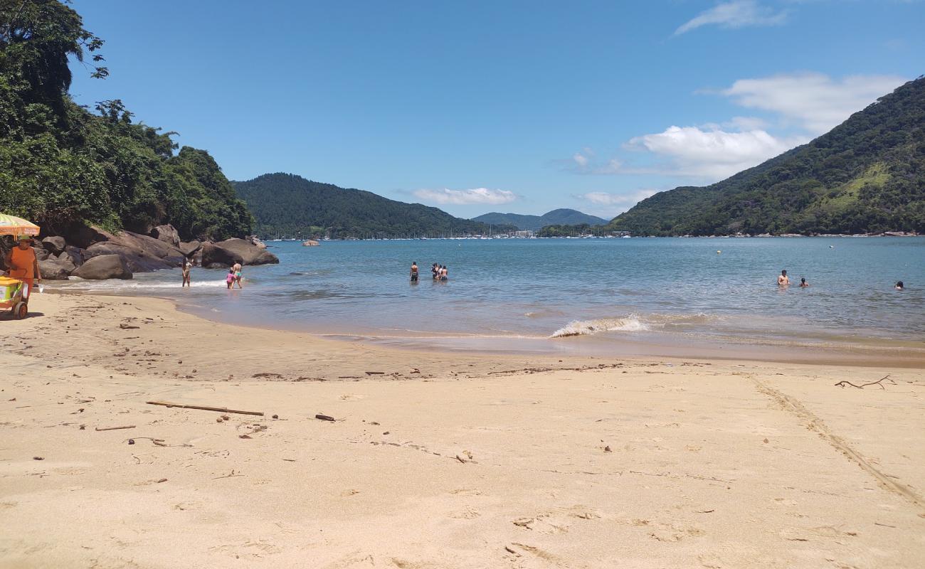 Foto af Praia da Santa Rita med lys fint sand overflade