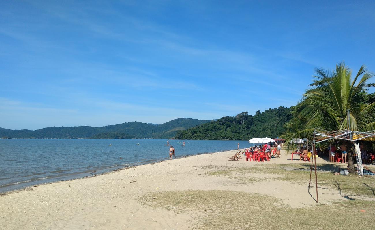 Foto af Jabaquara Strand med lys sand overflade