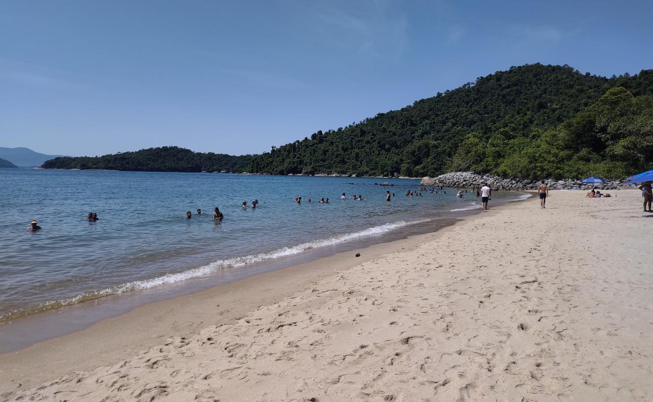 Foto af Hemmelig strand med lys sand overflade