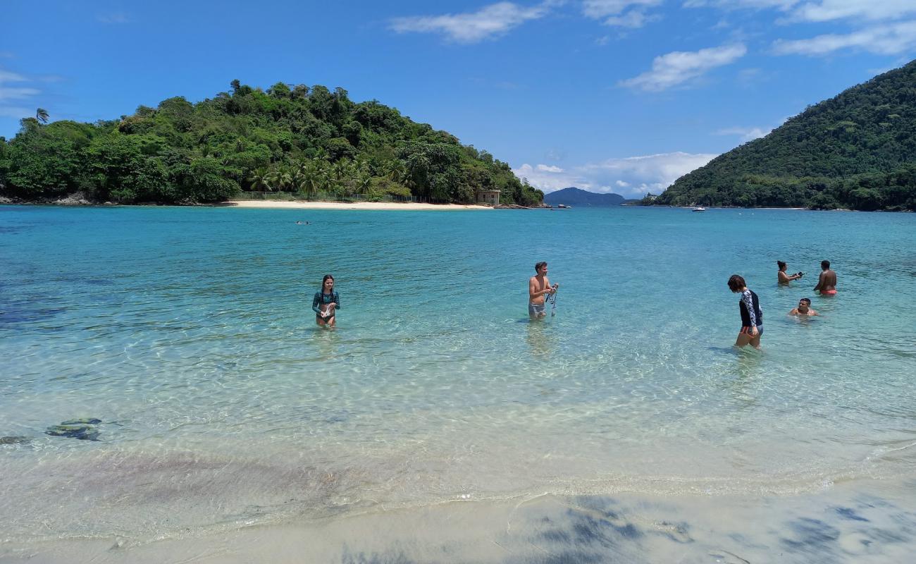 Foto af Monbaca Strand med lys fint sand overflade