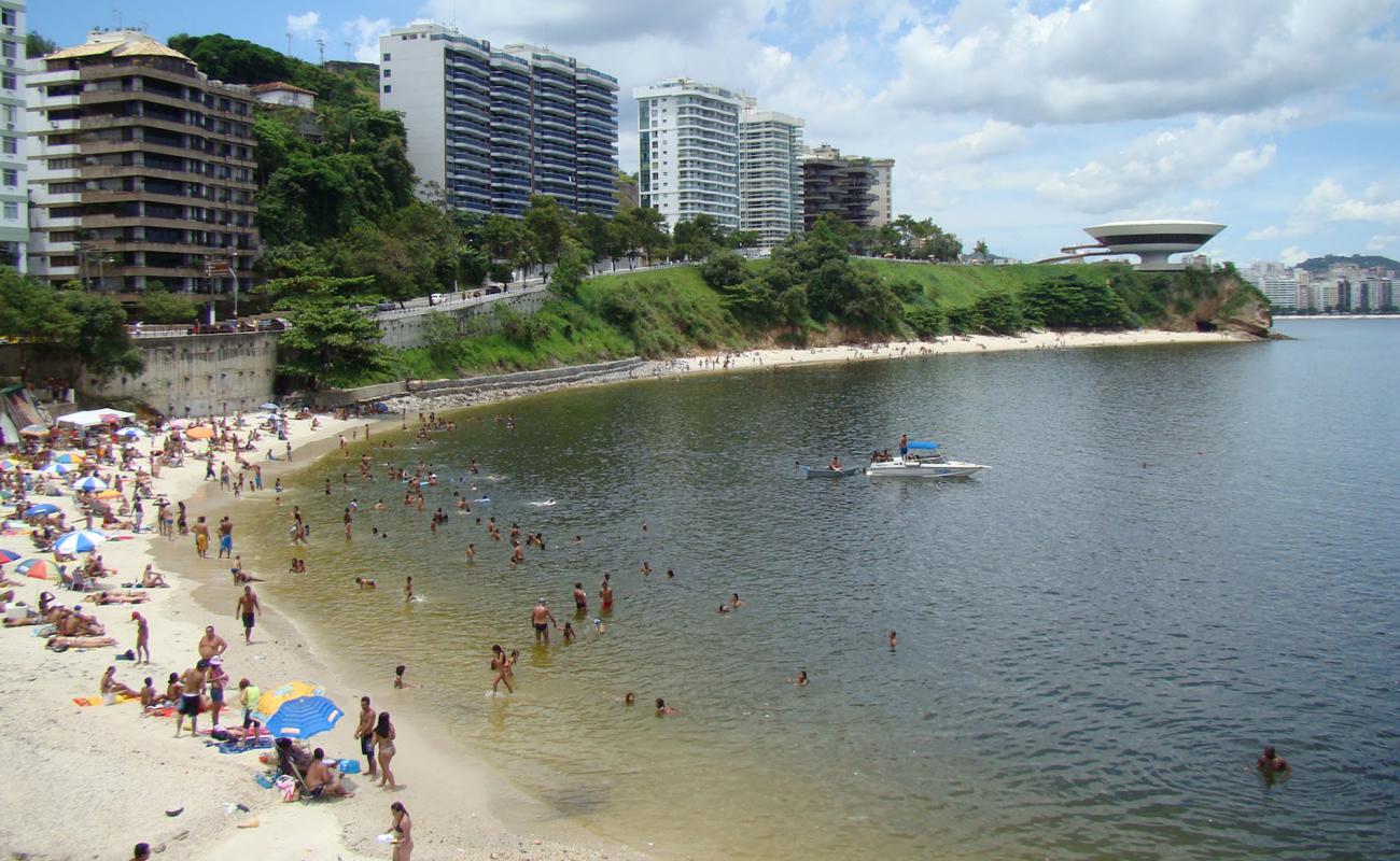 Foto af Praia de Boa Viagem med lys sand overflade