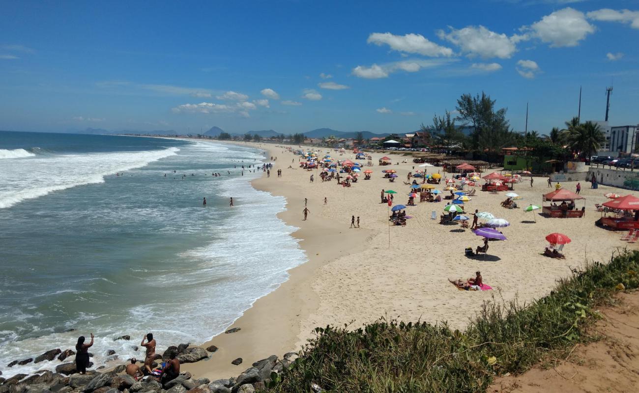 Foto af Praia De Ponta Negra med lys fint sand overflade