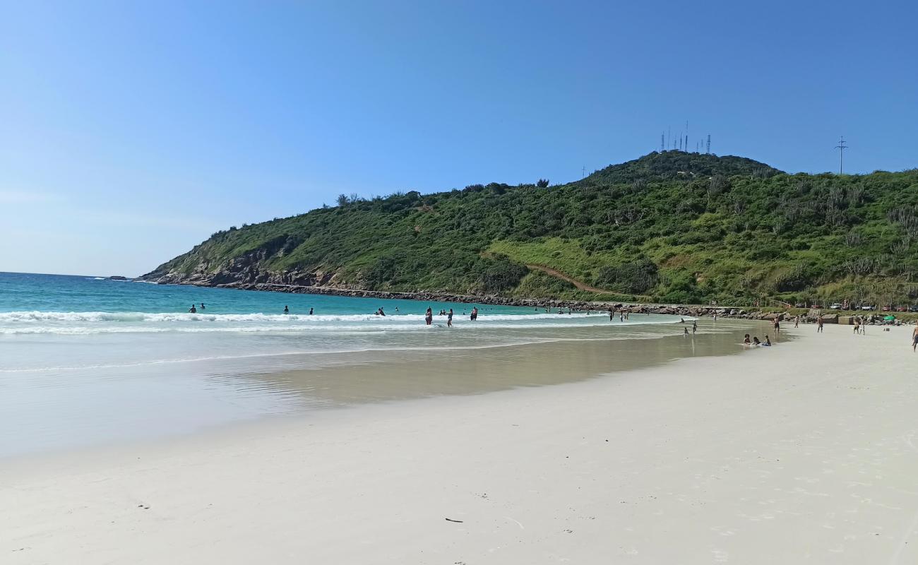 Foto af Pontal Strand med hvidt fint sand overflade