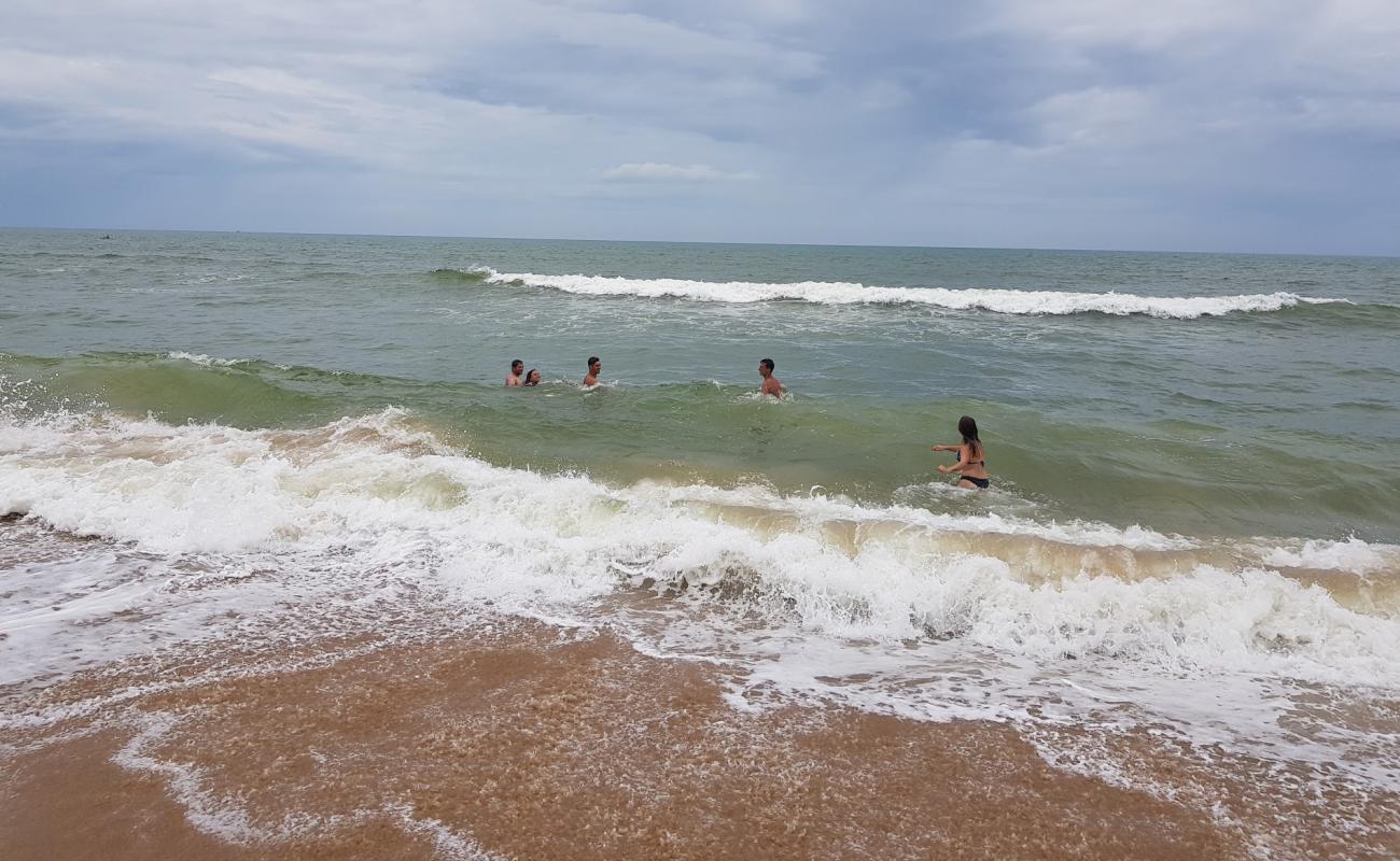 Foto af Neves Strand med lys sand overflade