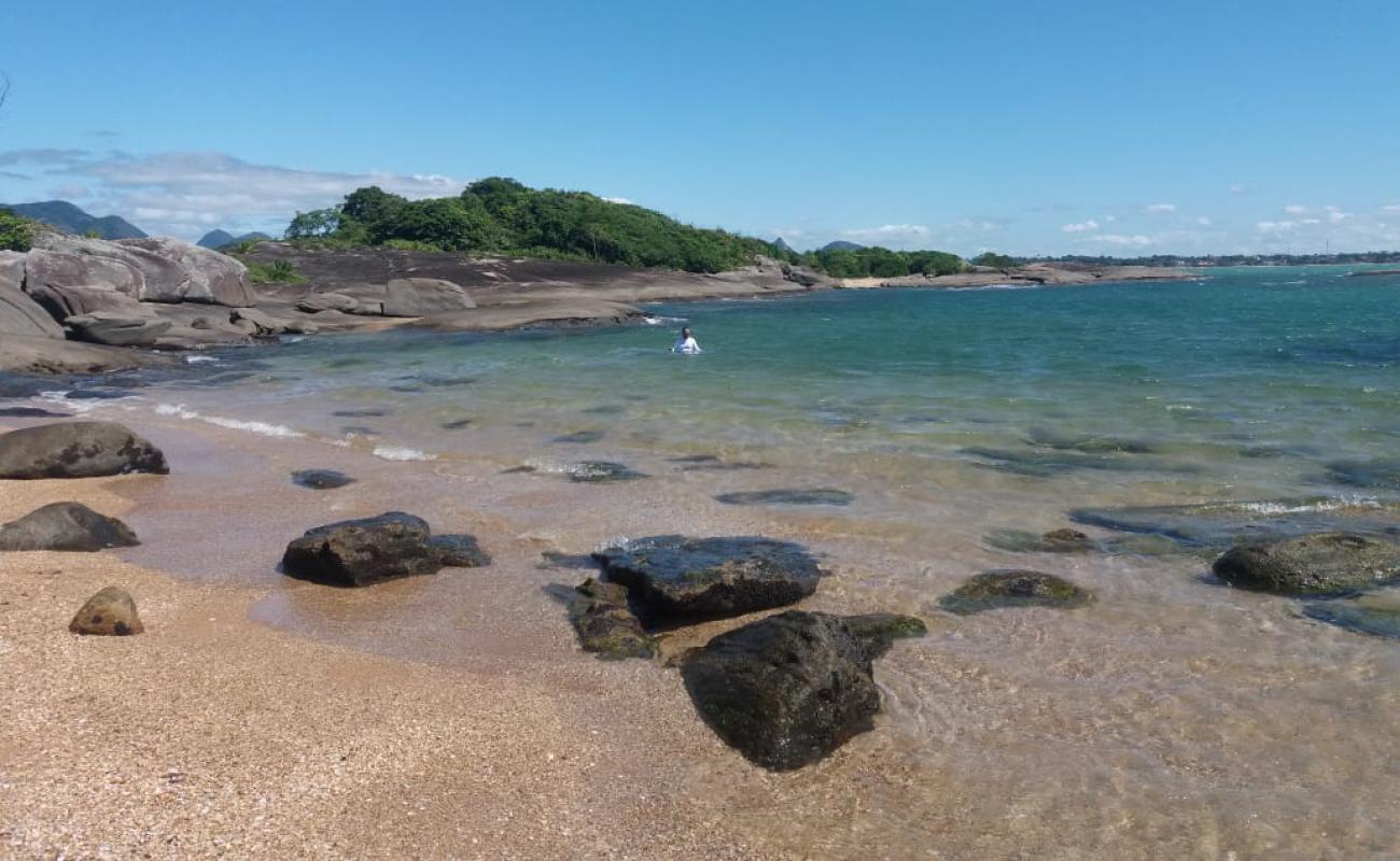 Foto af Conchas Strand med let fin sten overflade