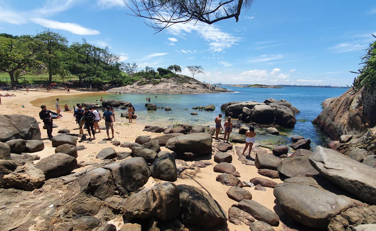 Foto af Santa Luzia Strand med lys sand overflade