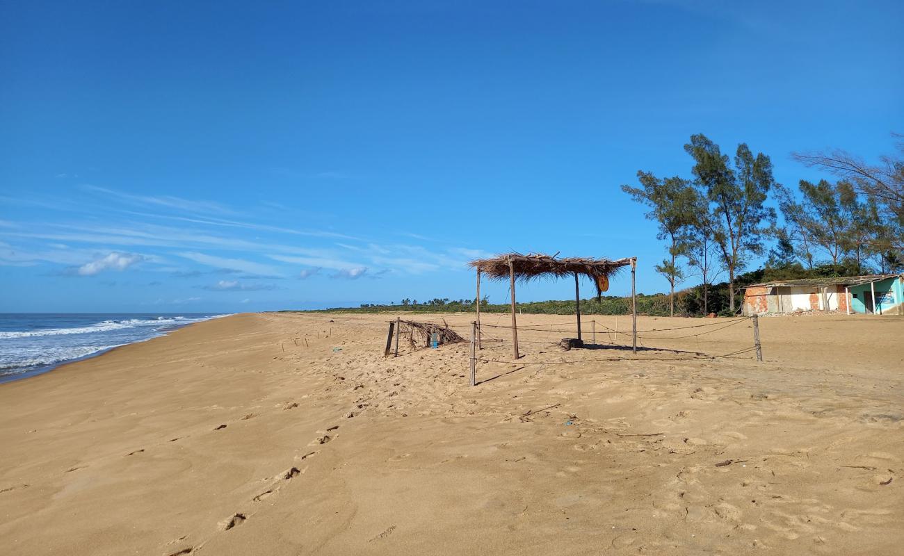 Foto af Povoacao Strand med lys sand overflade