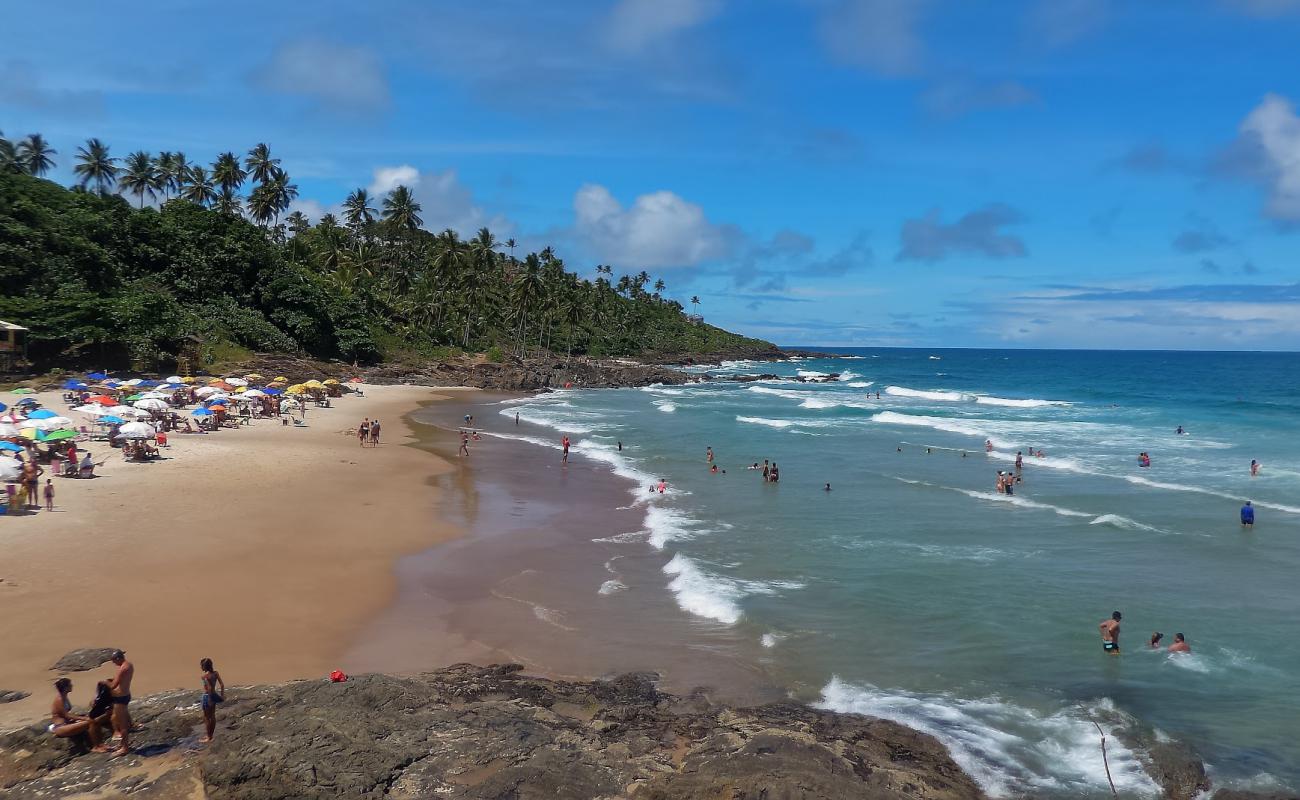 Foto af Praia da Tiririca med lys fint sand overflade