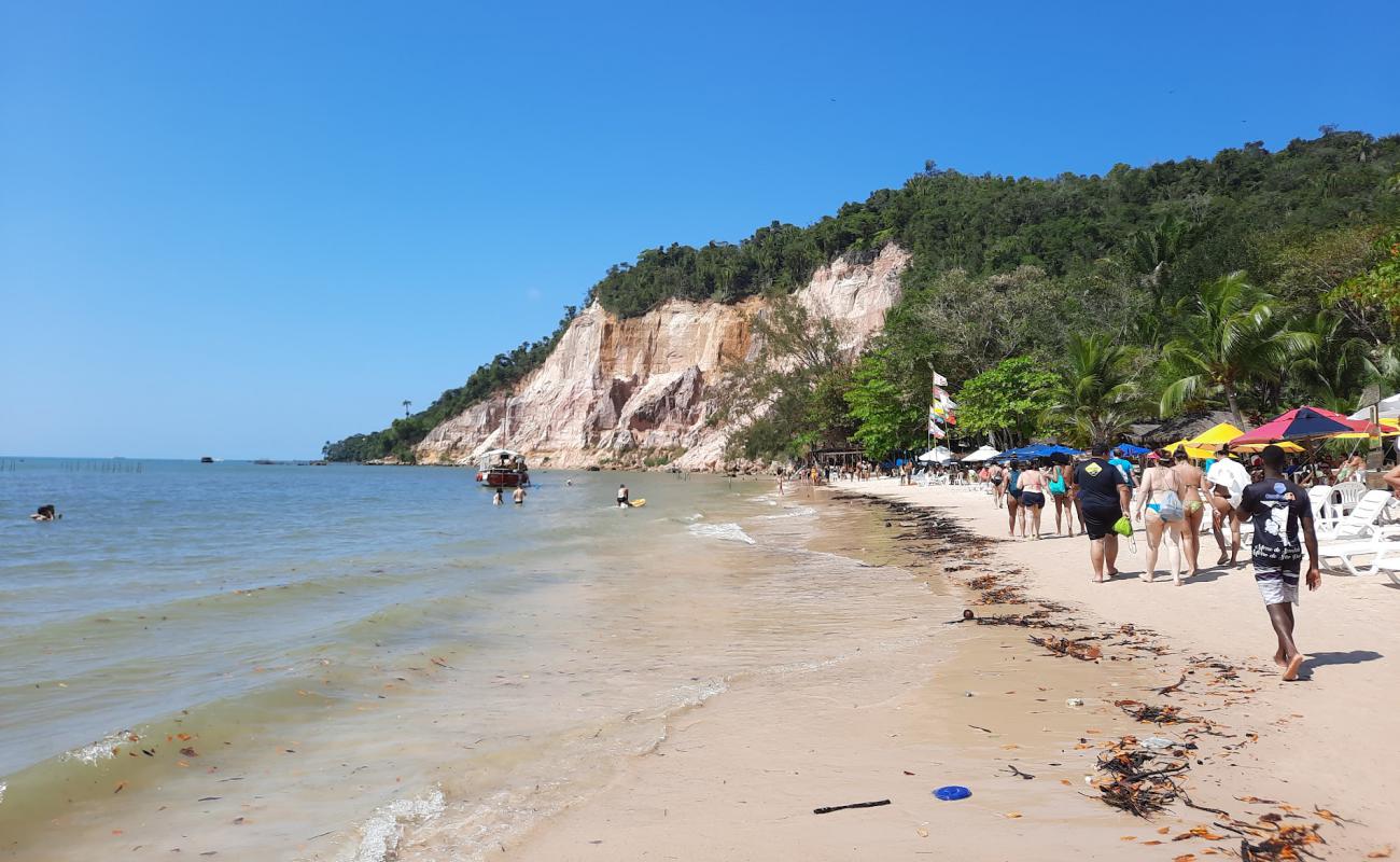 Foto af Praia linda med lys fint sand overflade