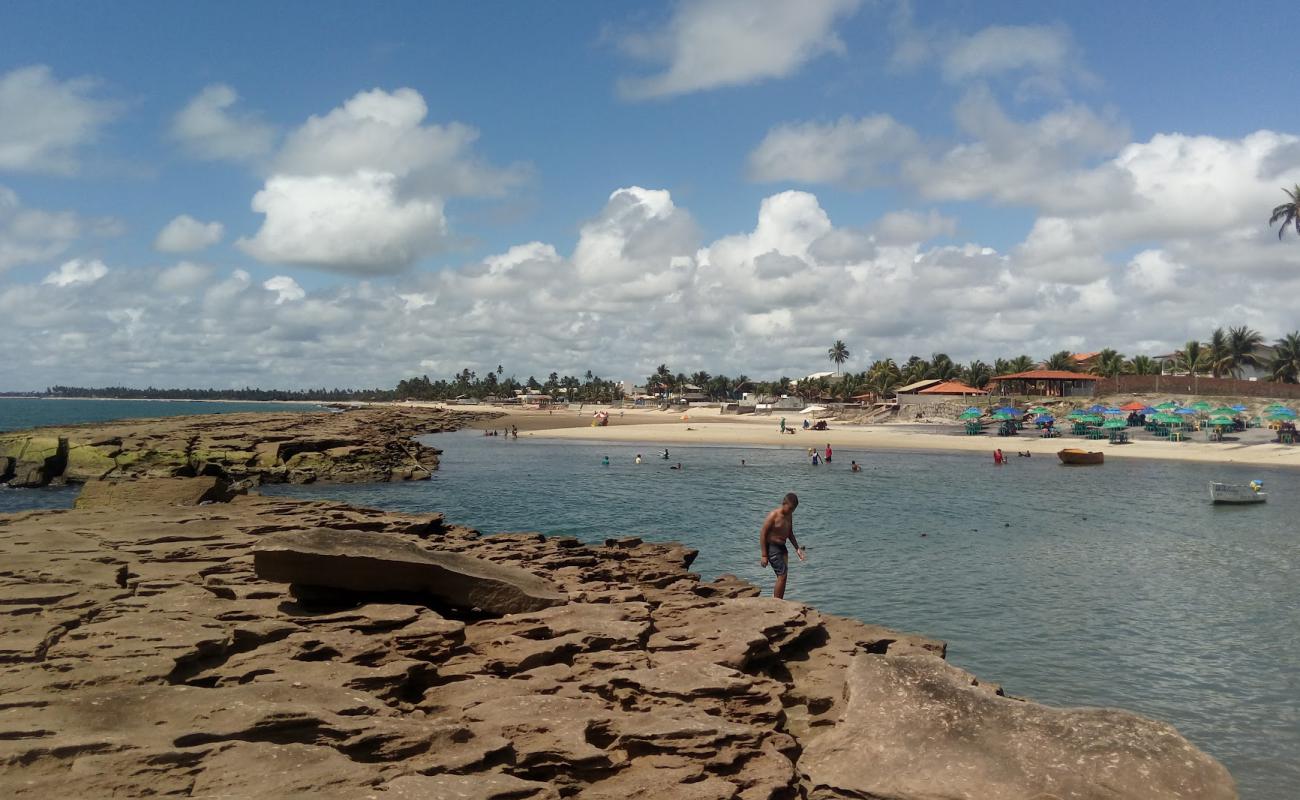 Foto af Praia de Serrambi med lys sand overflade