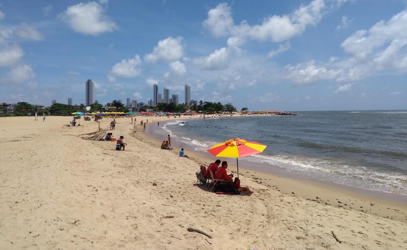 Foto af Praia de Barra de Jangada med lys fint sand overflade