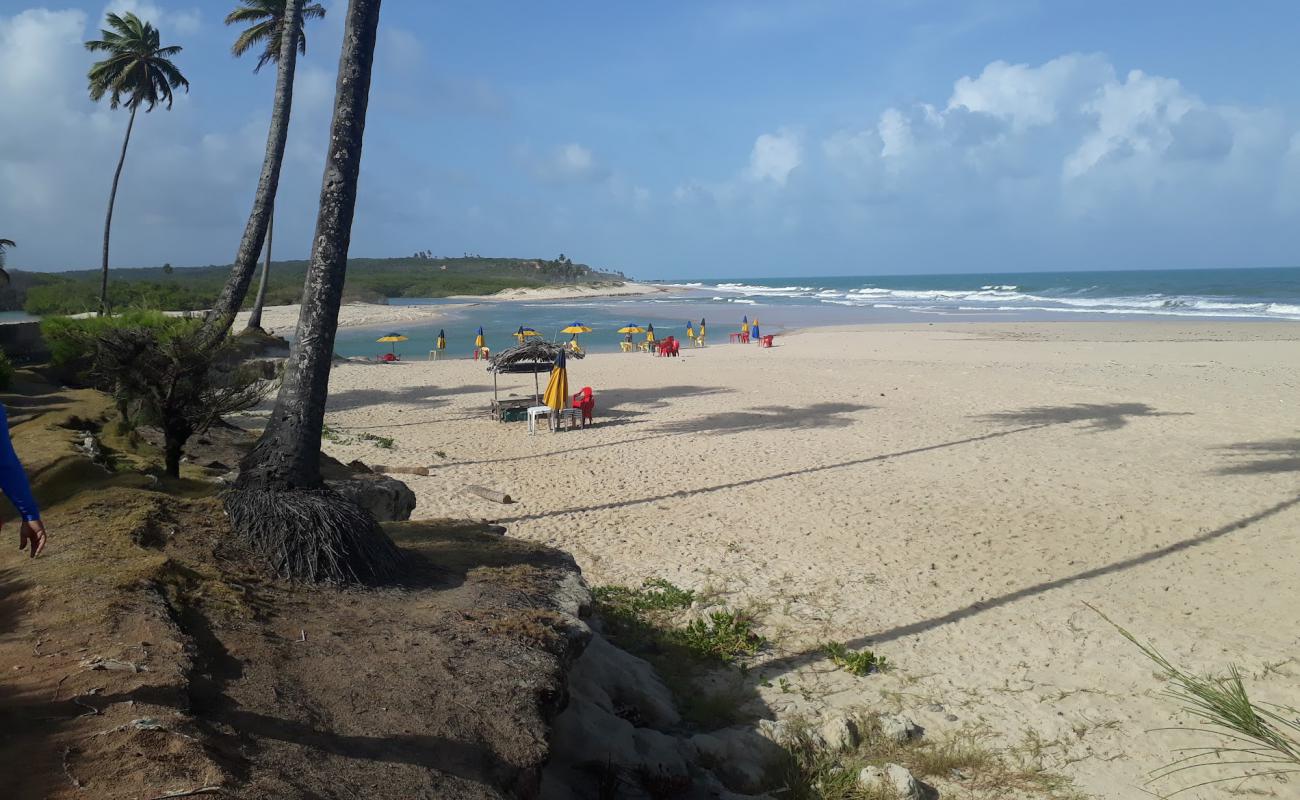 Foto af Stranden Barra do Grau med lys fint sand overflade