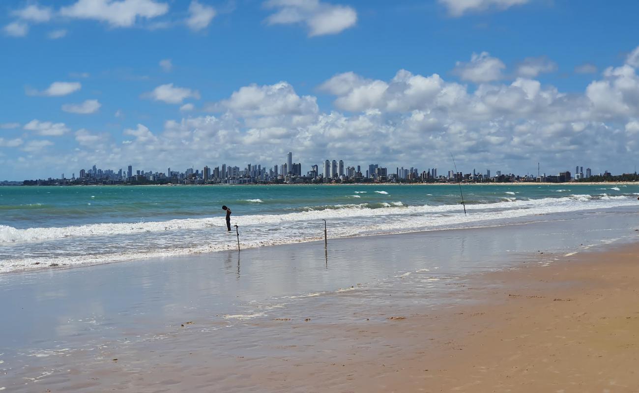 Foto af Ponta de Campina Strand med lys sand overflade