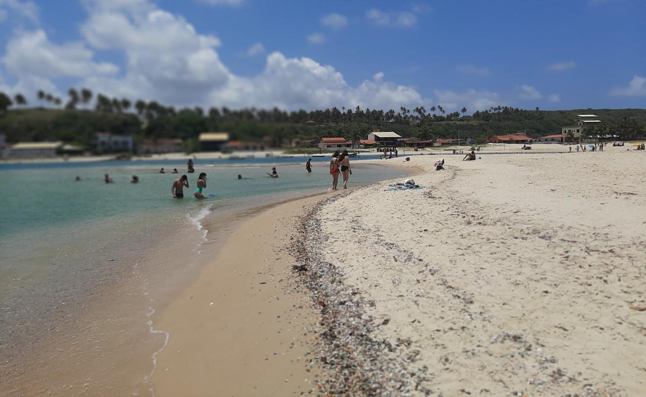 Foto af Barra de Cunhau Strand med lys sand overflade