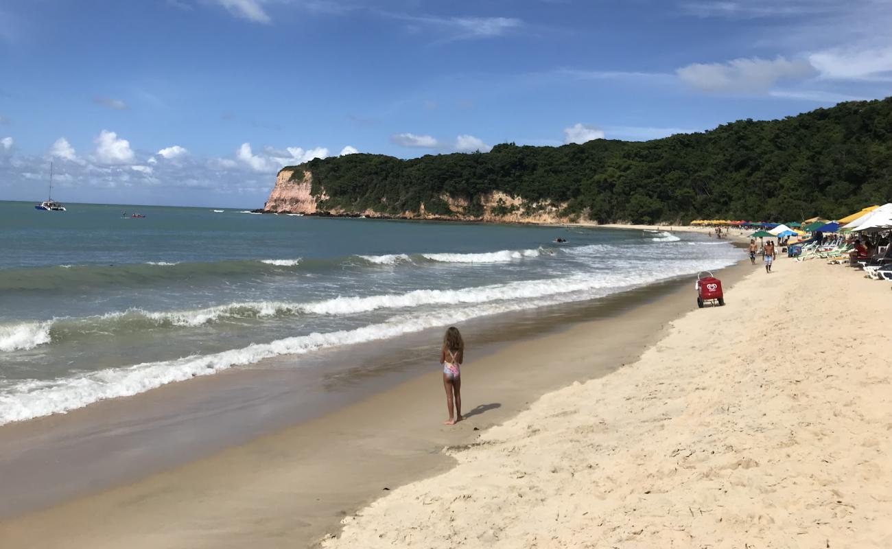 Foto af Madeiro Strand med lys sand overflade