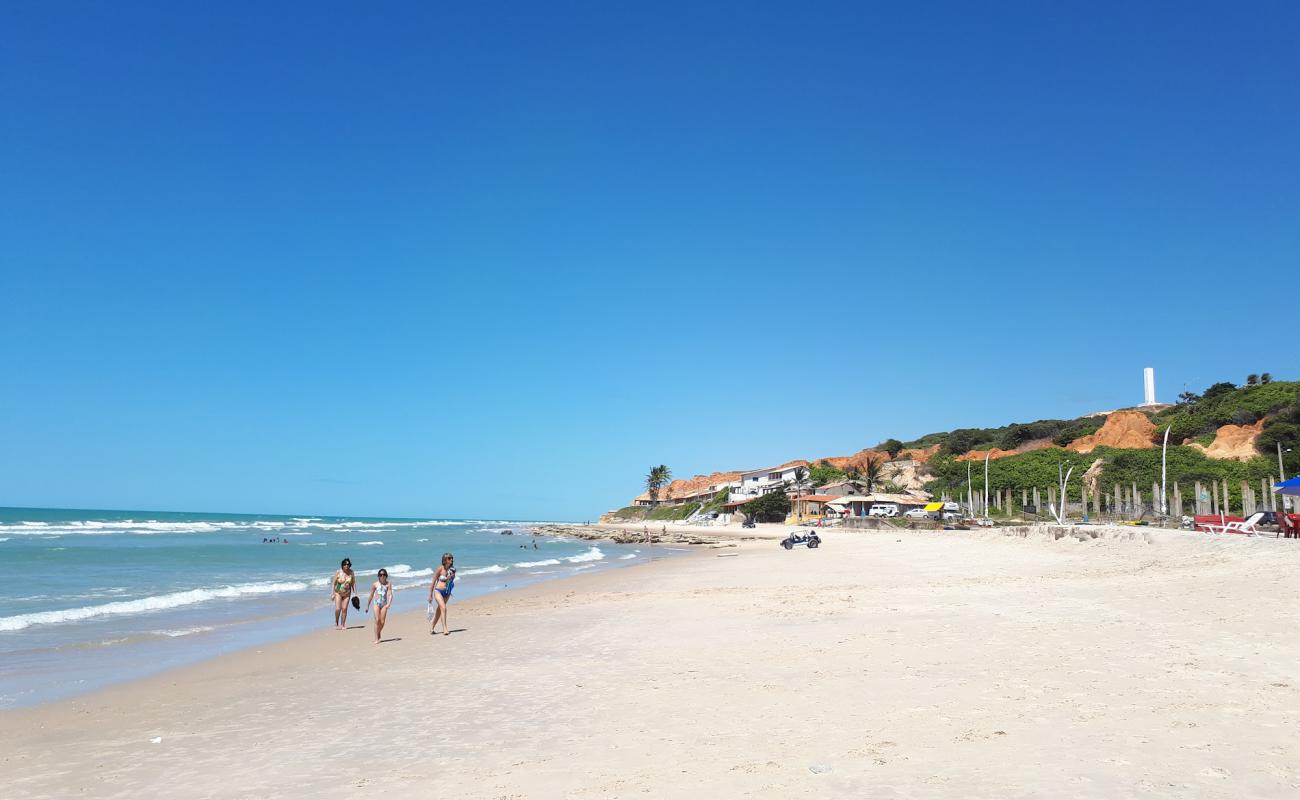 Foto af Morro Branco Strand med lys sand overflade