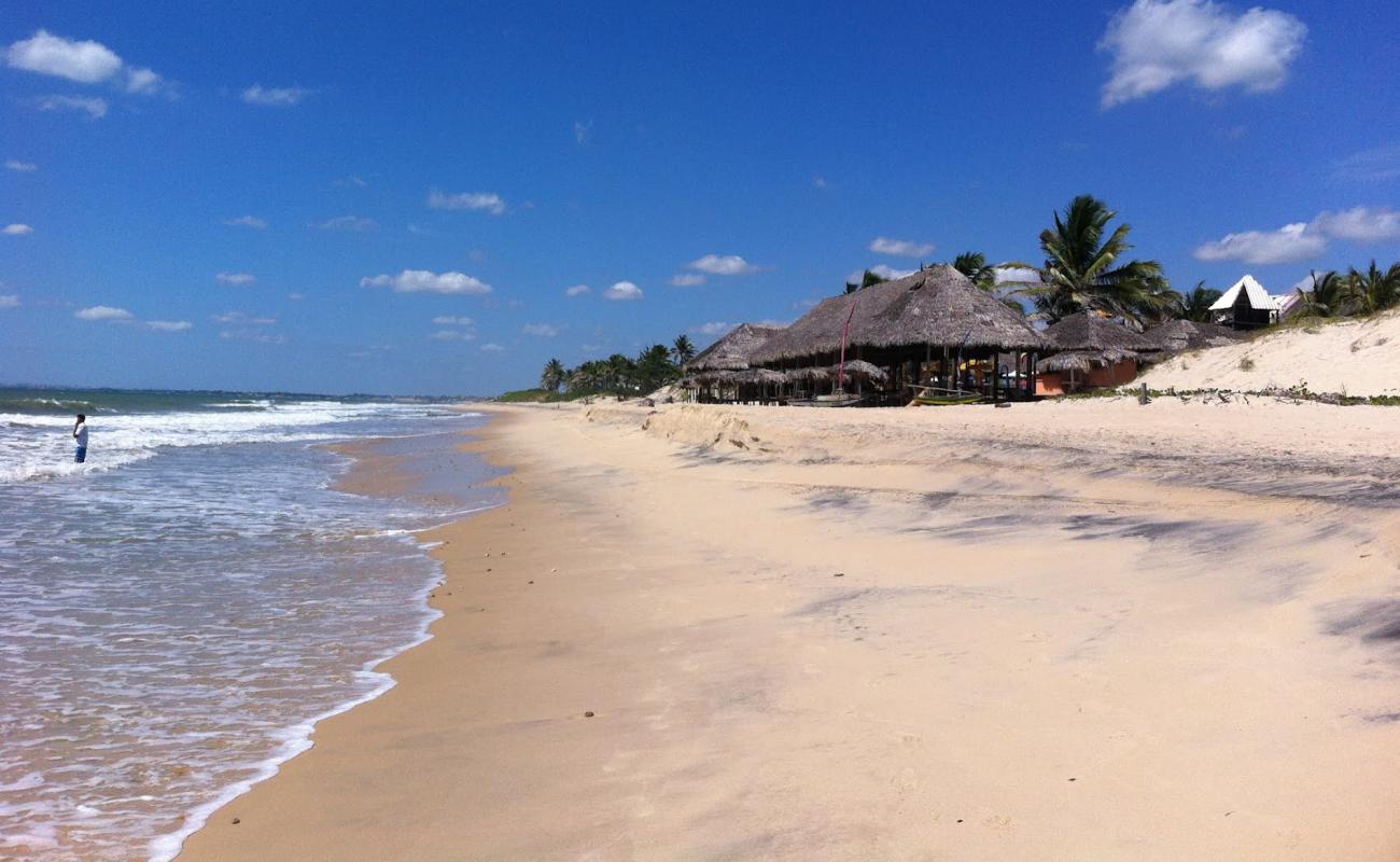 Foto af Praia de Barra Do Cauipe med lys sand overflade