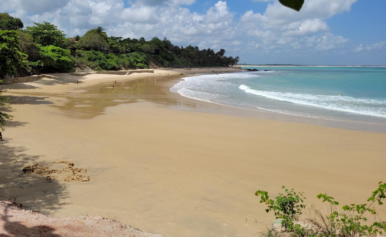 Foto af Praia da Pedra do Meio med lys sand overflade