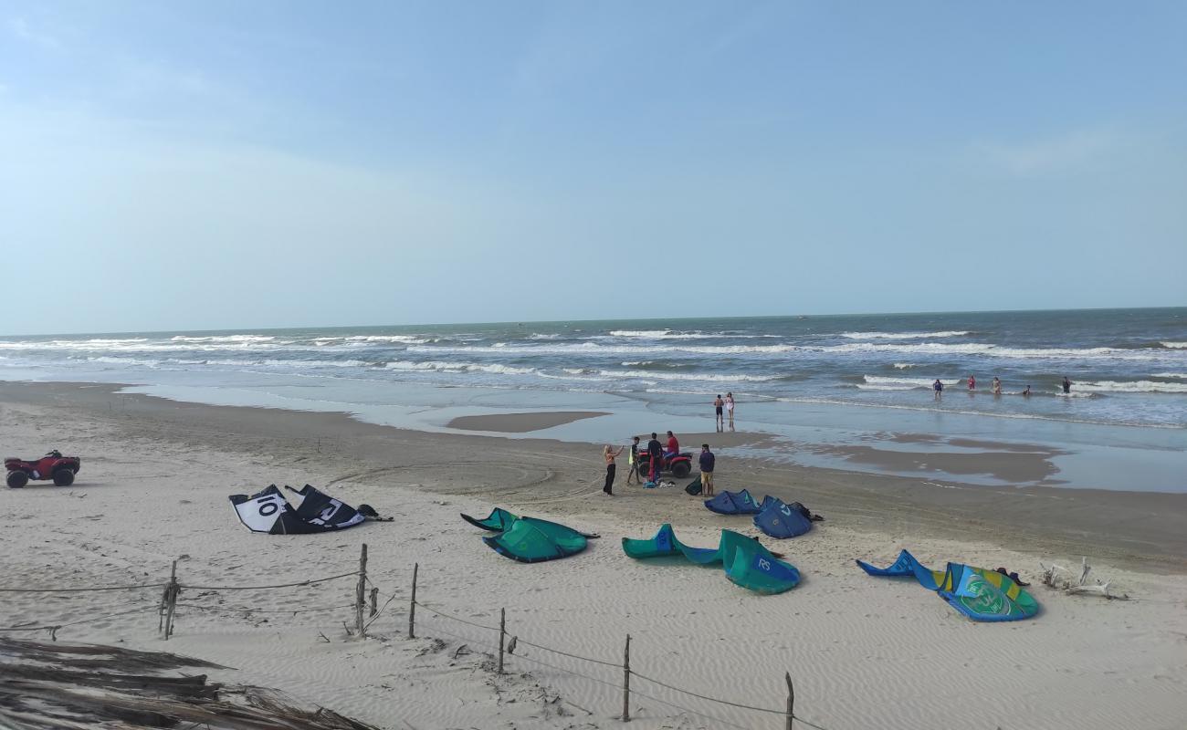 Foto af Praia do Barro Vermelho med lys sand overflade