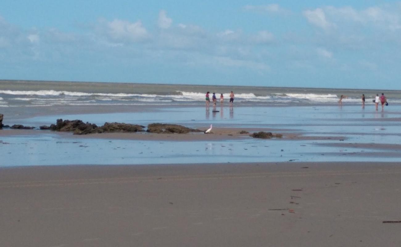 Foto af Praia do Caolho med lys sand overflade