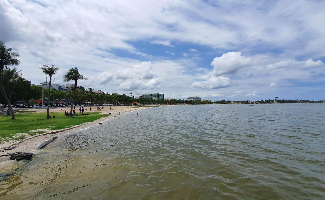 Foto af Praia da Pontinha med lys sand overflade