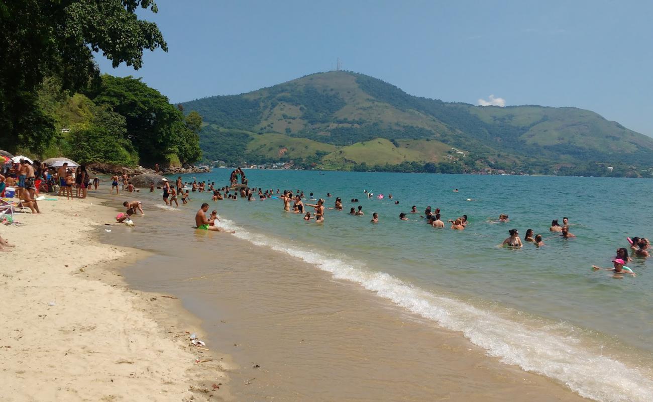 Foto af Praia das Eguas med lys fint sand overflade