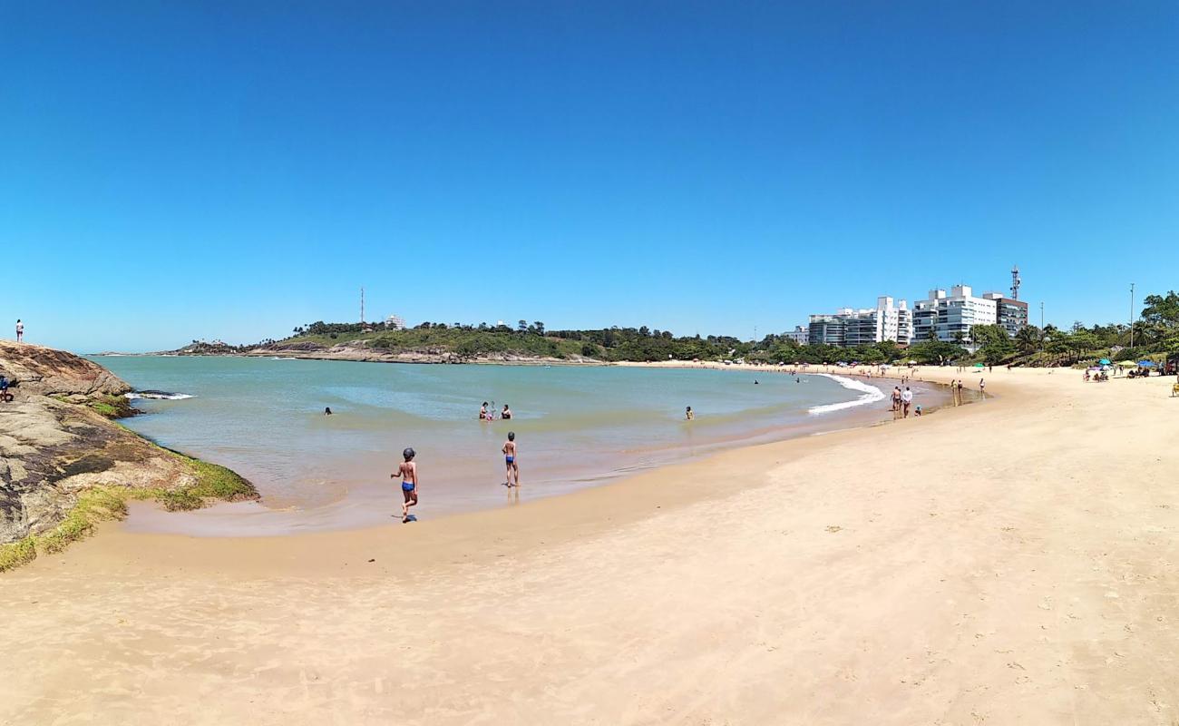 Foto af Praia da Bacutia med lys fint sand overflade