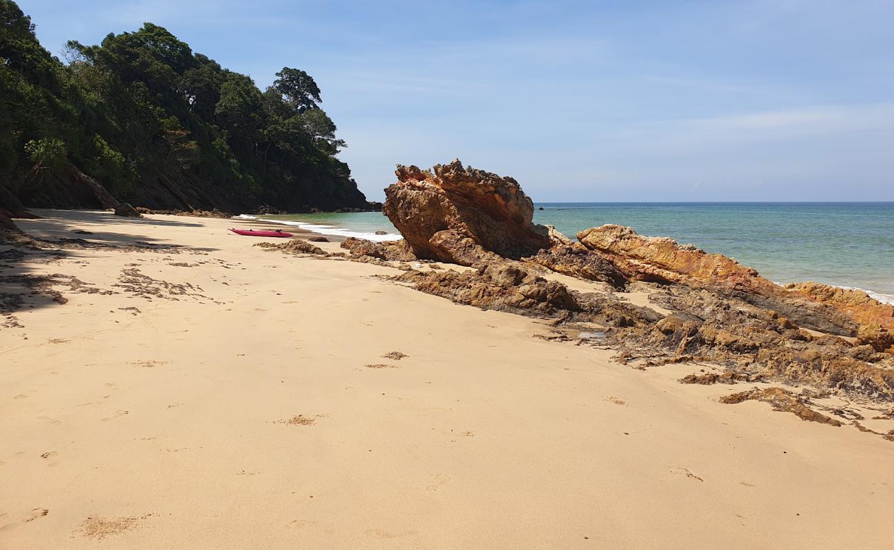 Foto af Abalone Beach med lys sand overflade