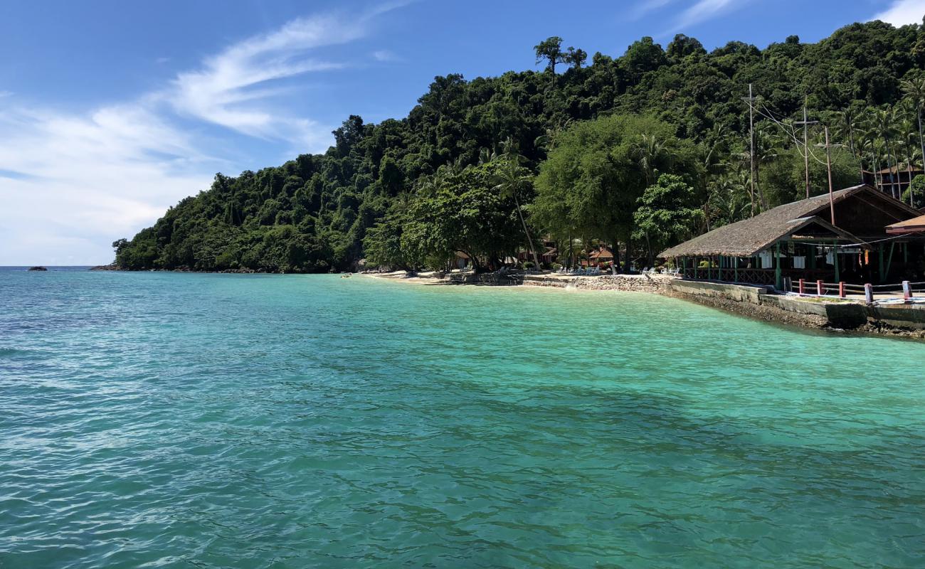 Foto af Koh Ngai Resort Beach med lys sand overflade