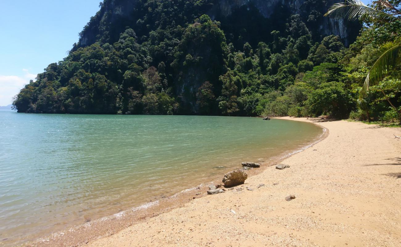 Foto af Toh Buat Beach med let sand og småsten overflade