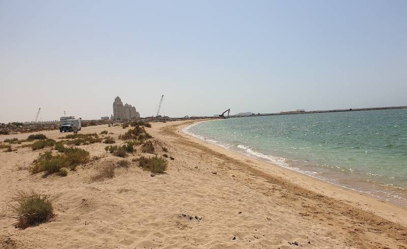 Foto af Ras Al Khaimah resort med lys sand overflade