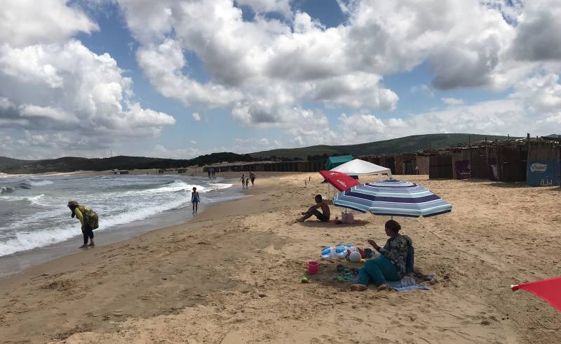 Foto af Plage Cap Serat med lys sand overflade