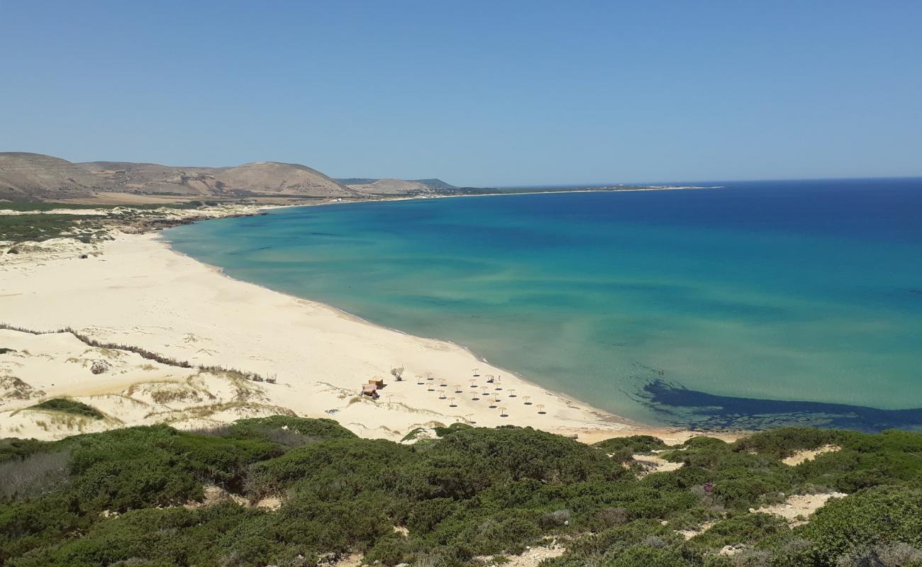 Foto af Plage Ain Damous med lys sand overflade