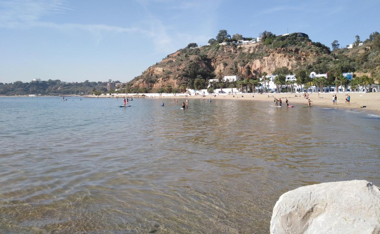 Foto af Sidi Bou Said Beach med lys sand overflade