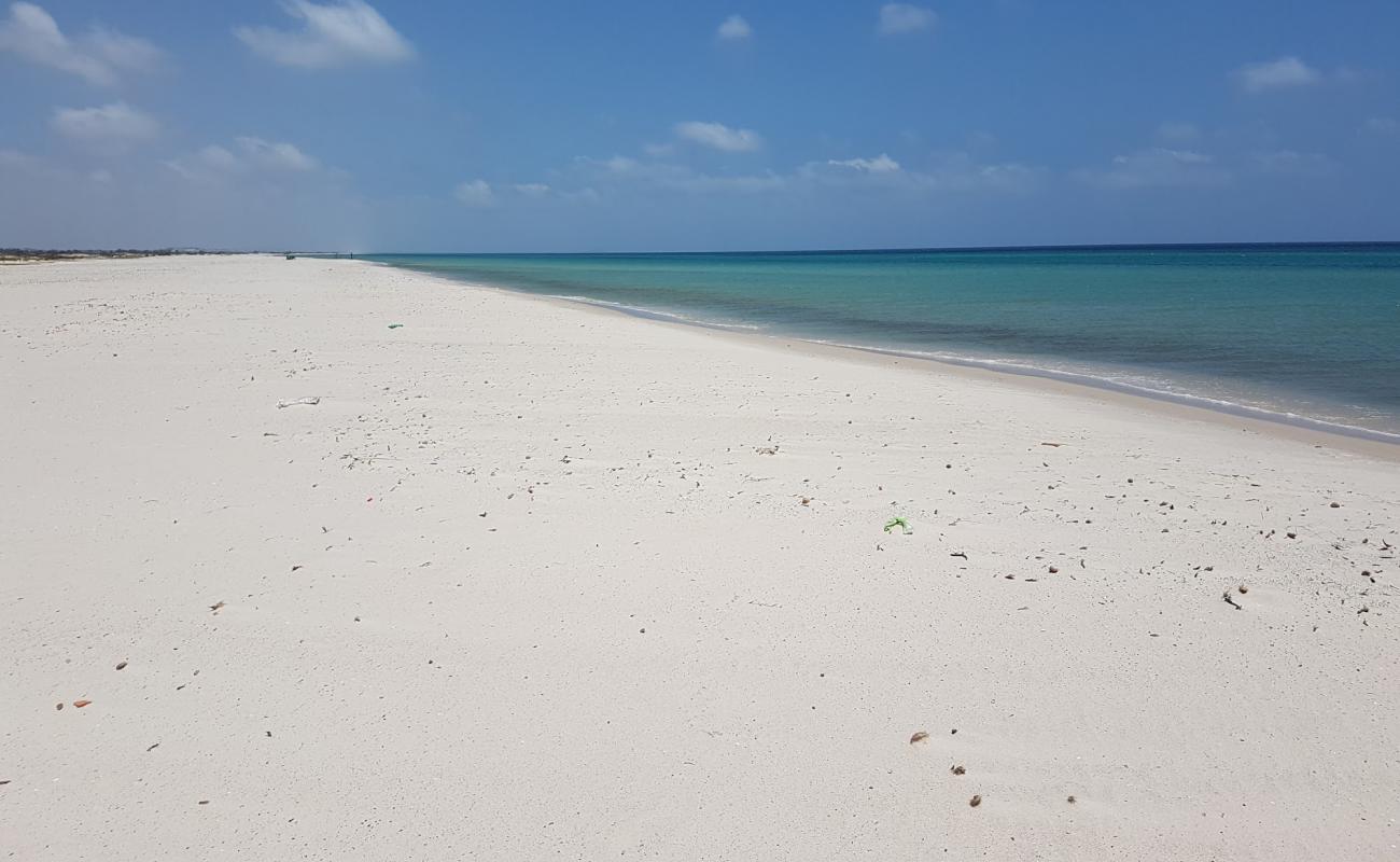 Foto af Menzel Or beach med lys fint sand overflade