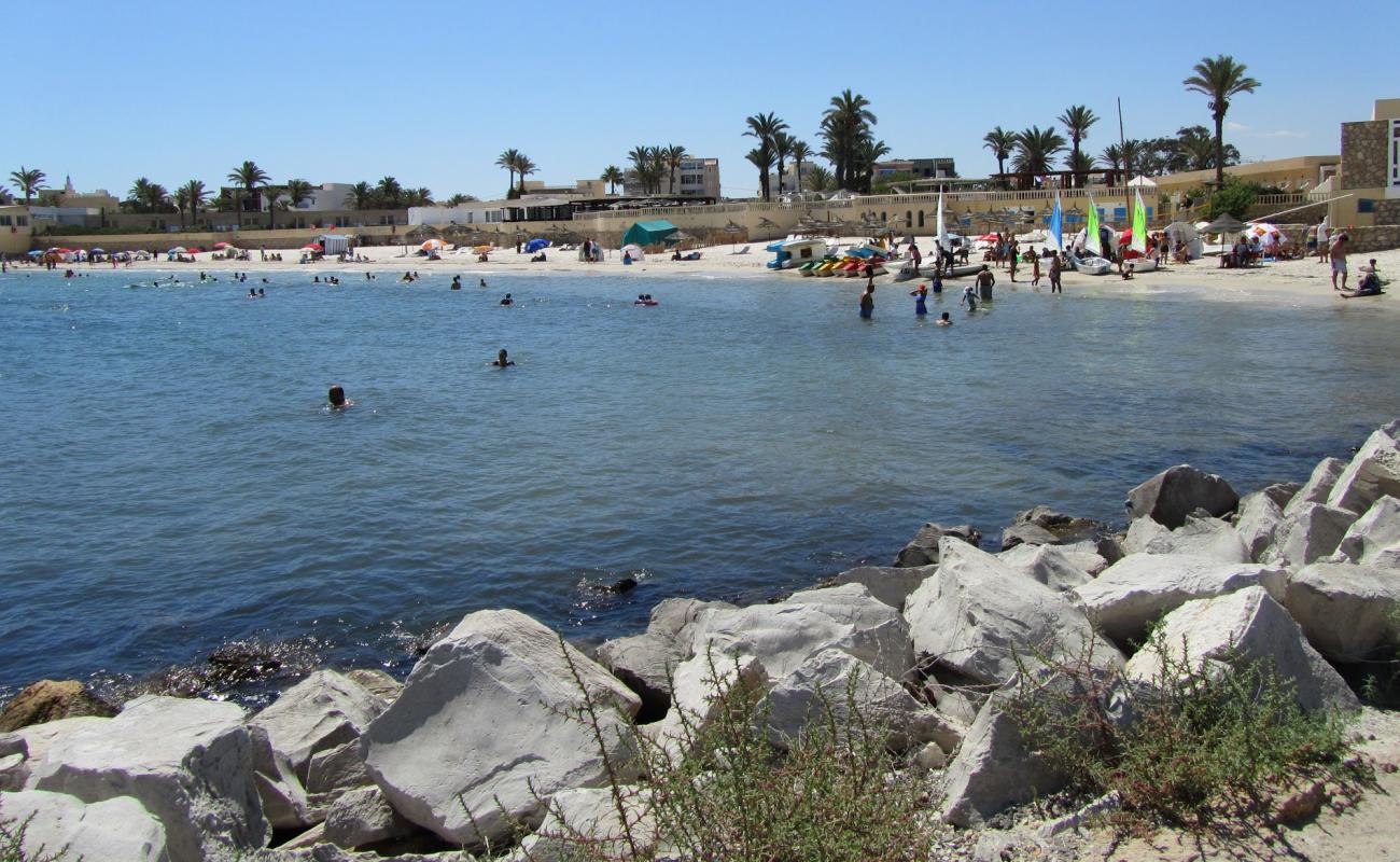 Foto af Plage les palmiers med hvidt fint sand overflade