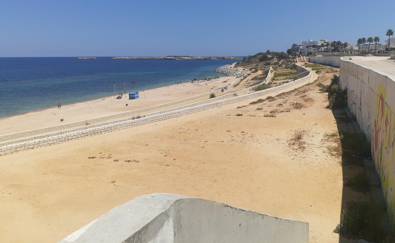 Foto af Plage la Falaise med hvidt sand overflade