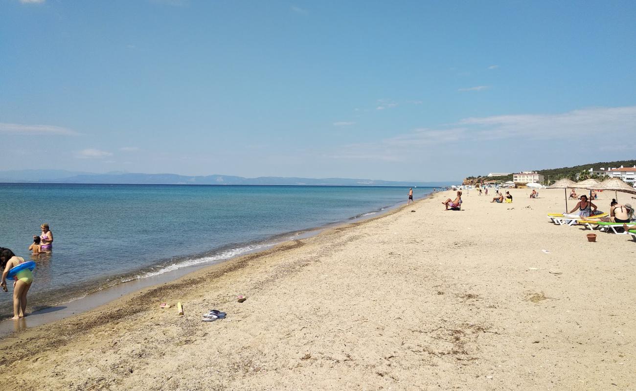 Foto af Sarimsakli beach med lys sand overflade