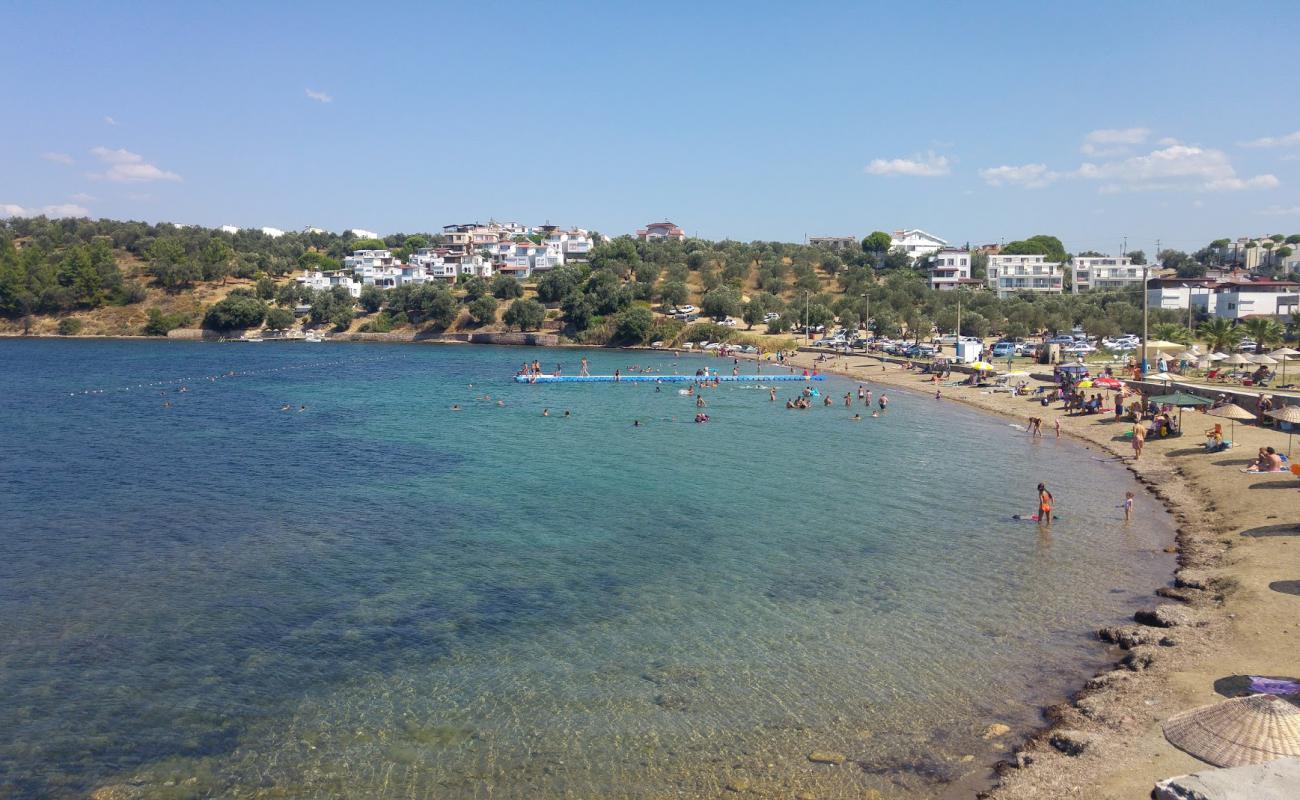 Foto af Karaagac beach med lys sand overflade