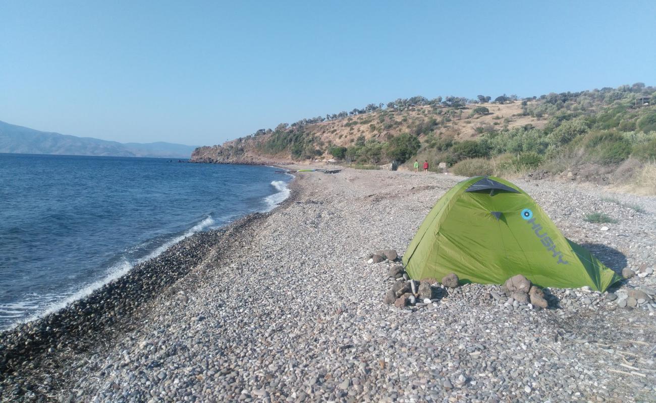 Foto af Kaldera-Assos beach med let sten overflade