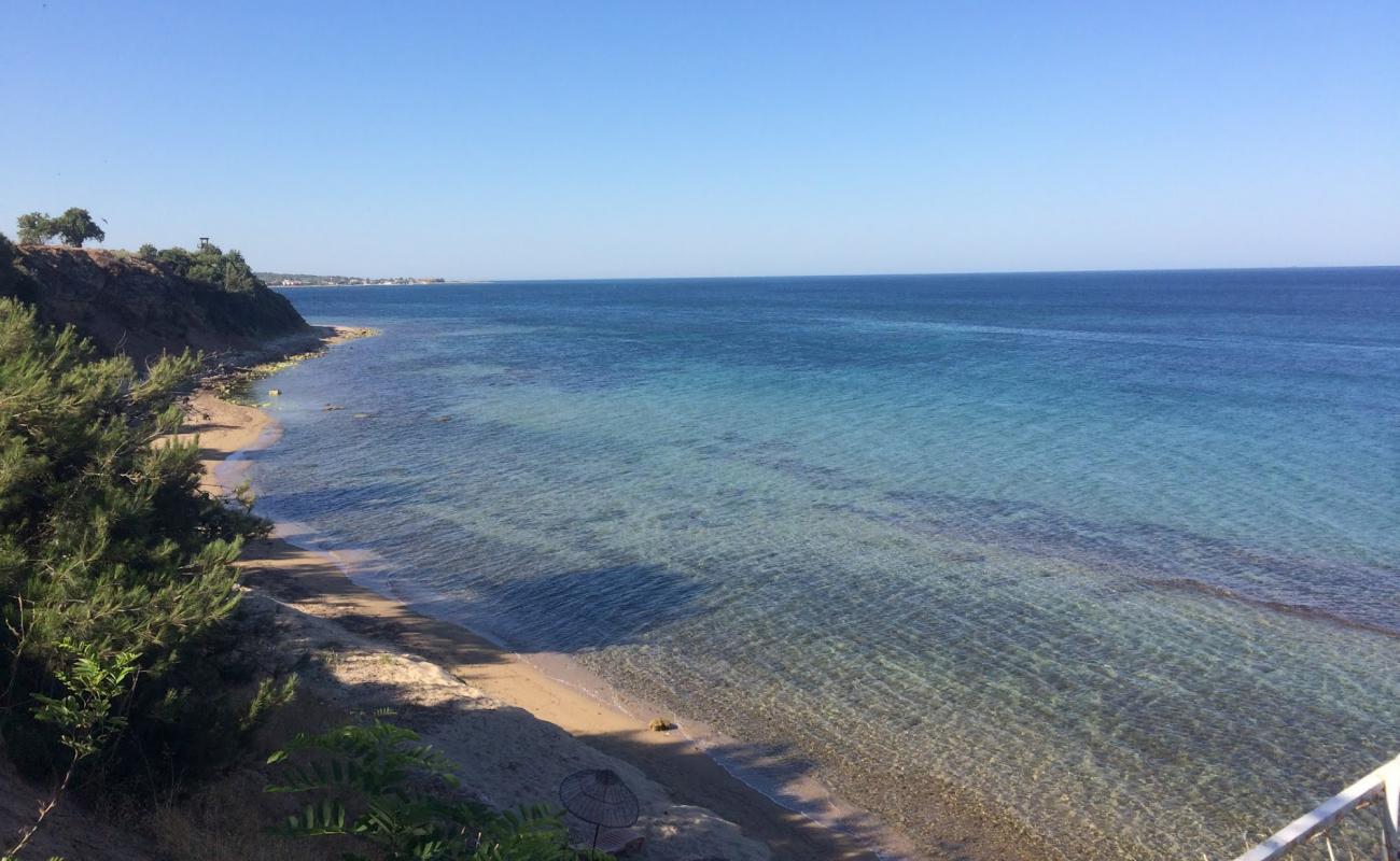 Foto af Geyikli Pier beach med lys sand overflade