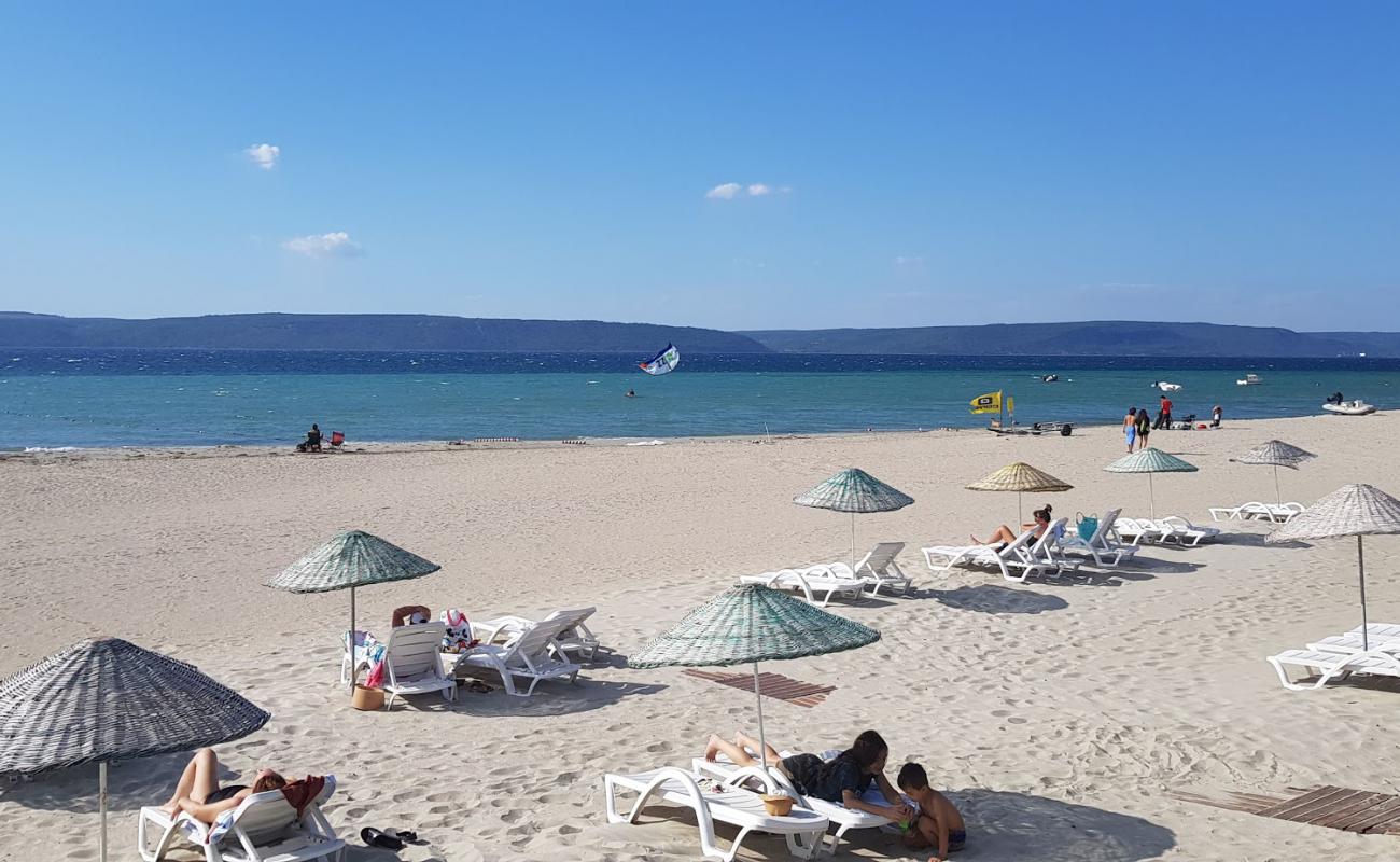 Foto af Canakkale offentlige Strand II med lys fint sand overflade