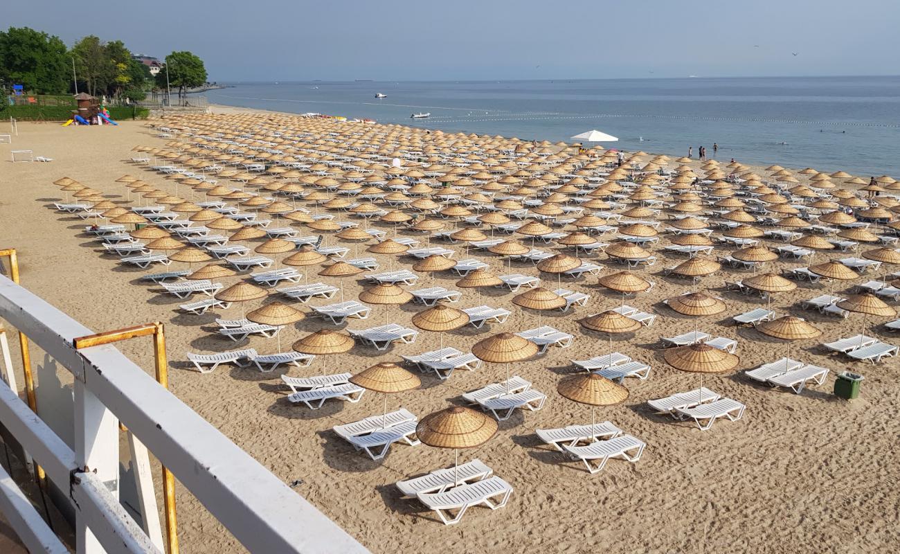 Foto af Florya Gunes Strand med lys sand overflade