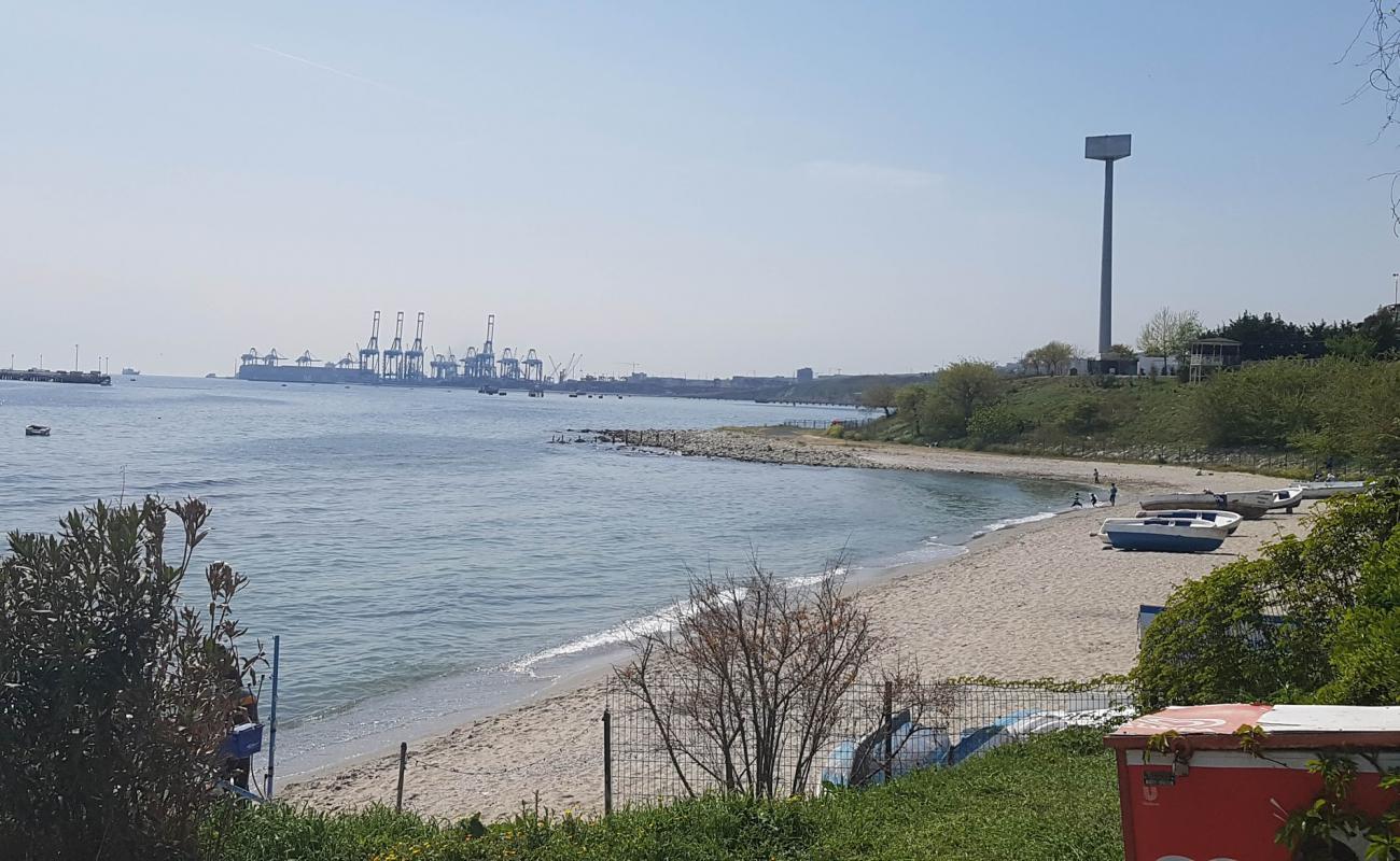 Foto af Avcilar beach med lys sand overflade