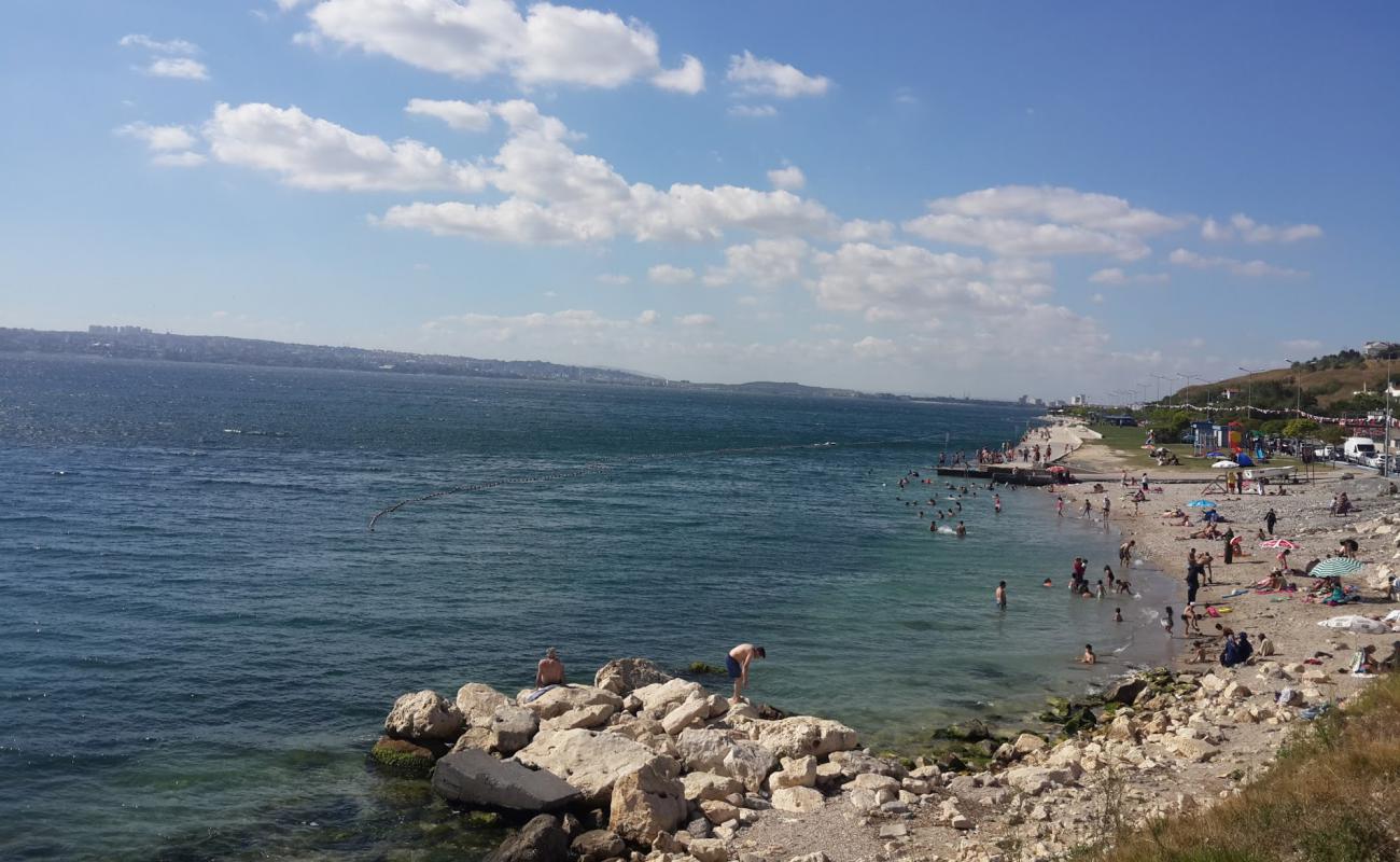 Foto af Gurpinar beach med let sand og småsten overflade