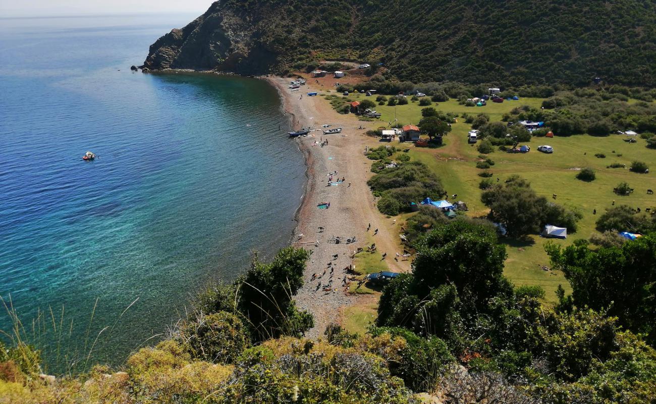 Foto af Karaagac Bay beach med let sten overflade