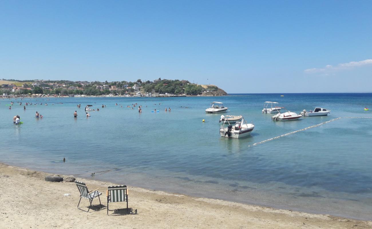 Foto af Guneyli beach med lys sand overflade